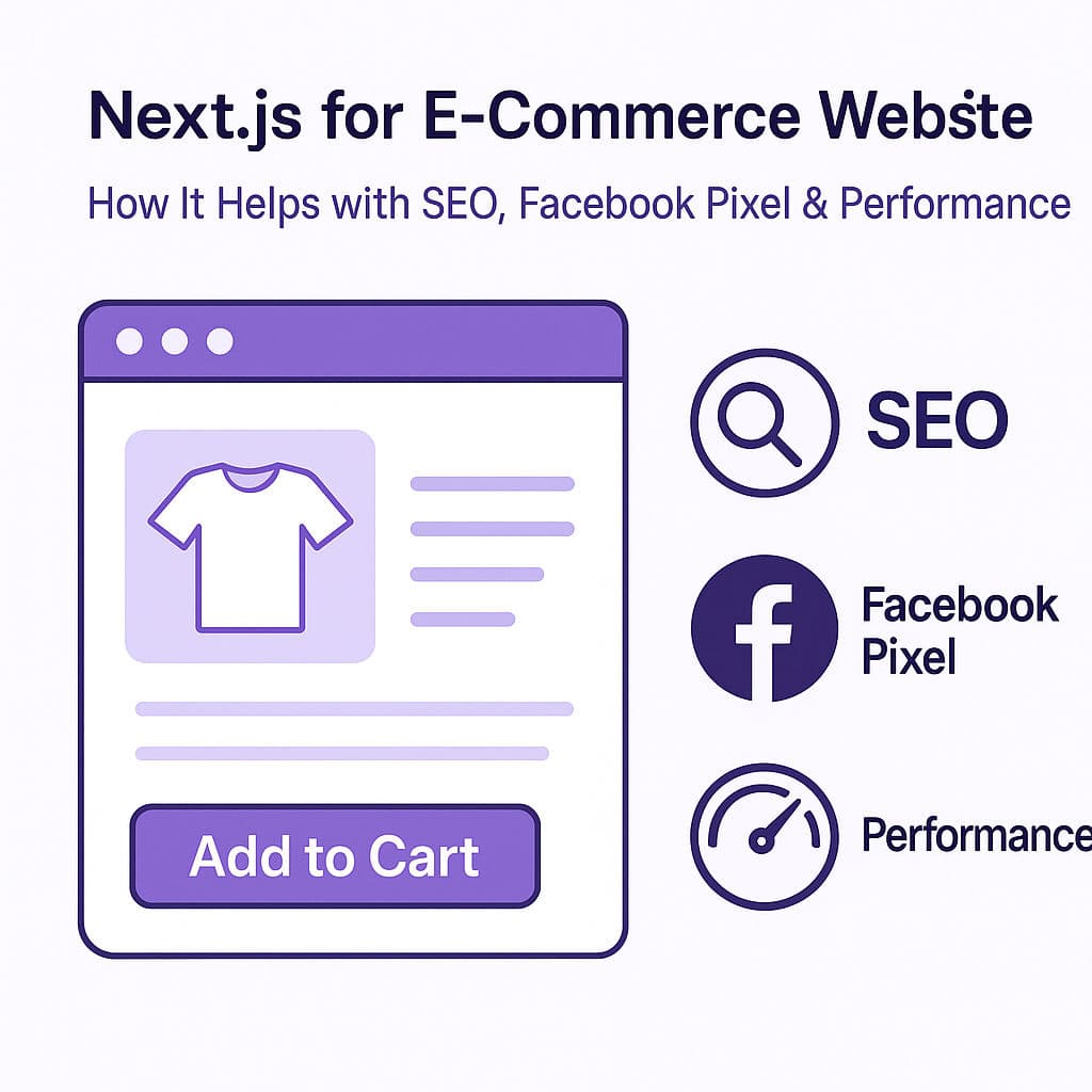 Next.js for E-Commerce Website — How It Helps with SEO, Facebook Pixel & Performance